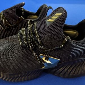 Adidas Alphabounce Instinct M Black Gold Mens 10